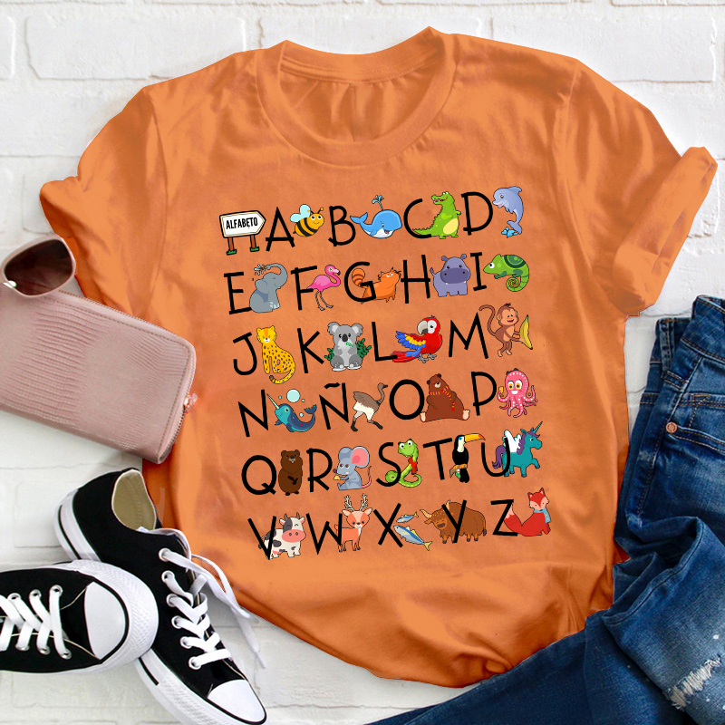 Spanish Alphabet Teacher T-Shirt