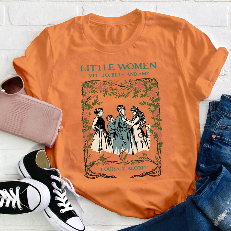 The Cover Of Little Women Teacher T-Shirt