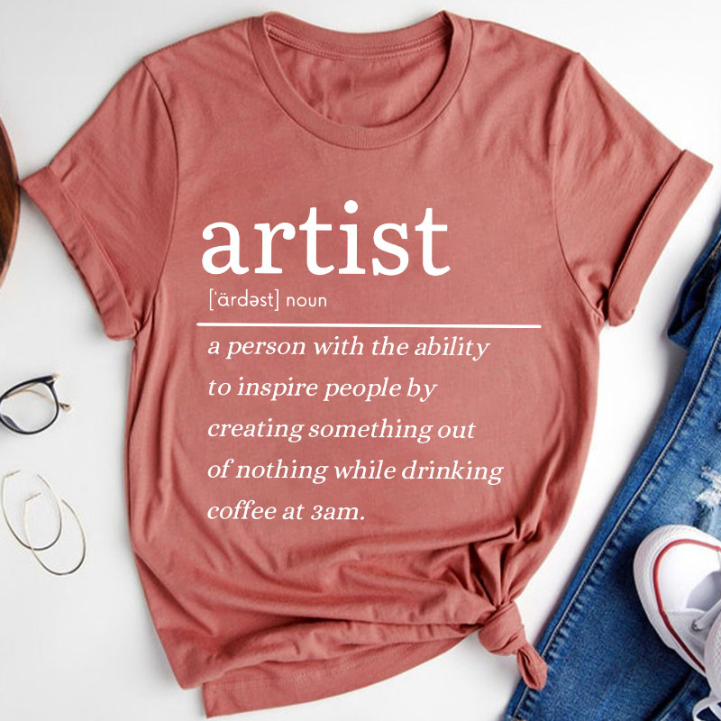 Artist Definition Teacher T-Shirt