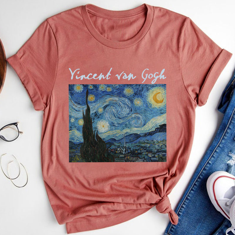 Starry Starry Night Teacher T-Shirt