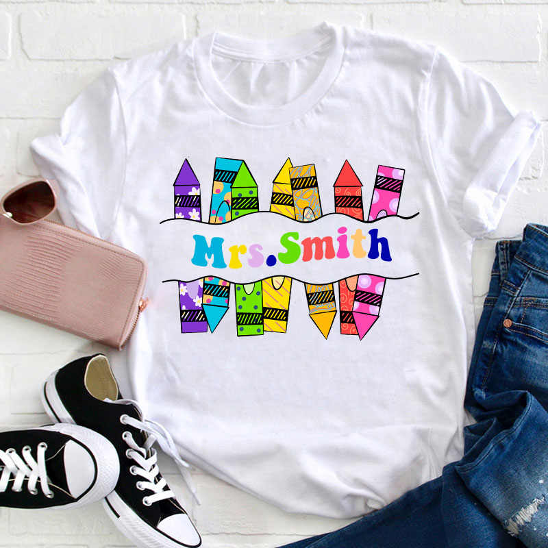 Personalized Teacher Name T-Shirt
