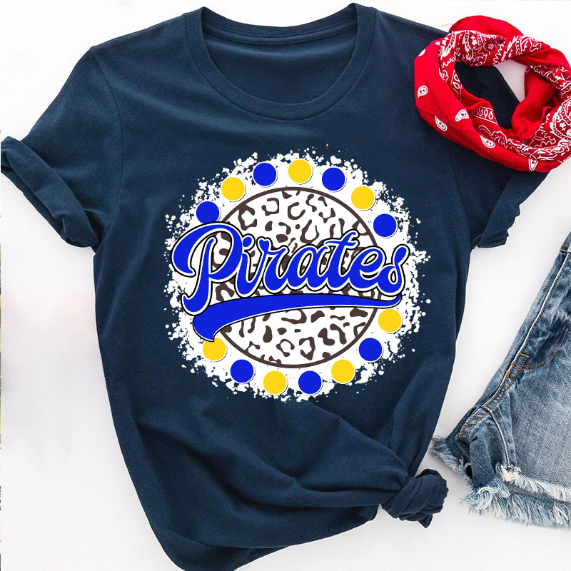Personalized Mascot Retro Vintage Style Teacher T-Shirt