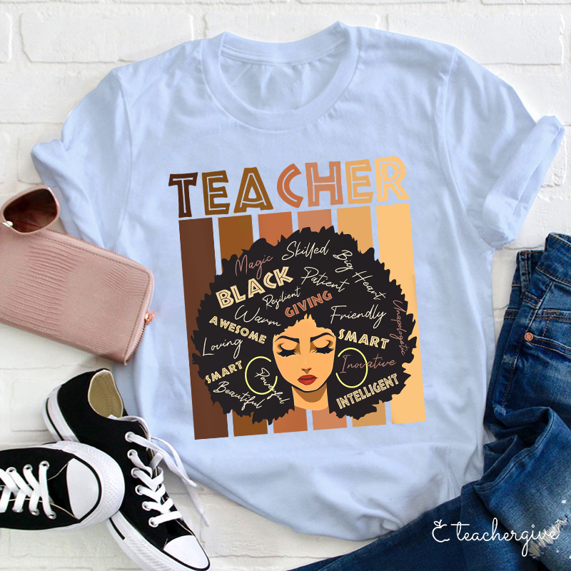 Awesome Black Teacher T-Shirt