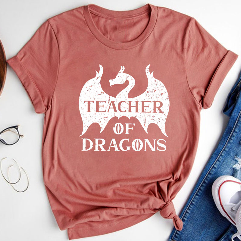 Teacher Of Dragons Teacher T-Shirt