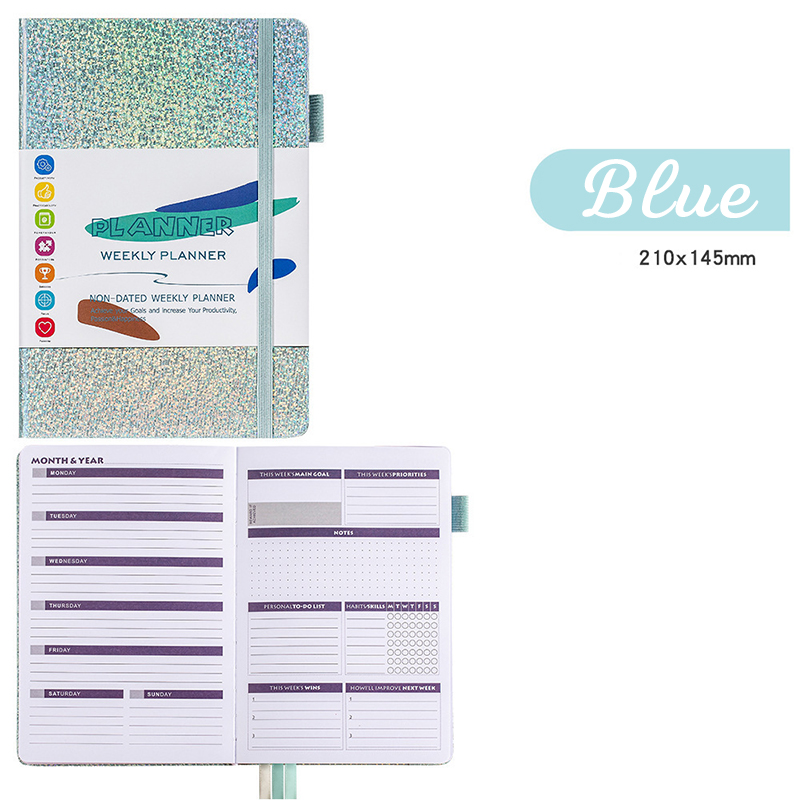 Weekly Planner Strap Notebook