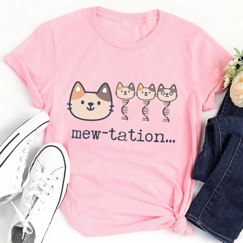 Cat DNA Biochemistry Teacher T-Shirt