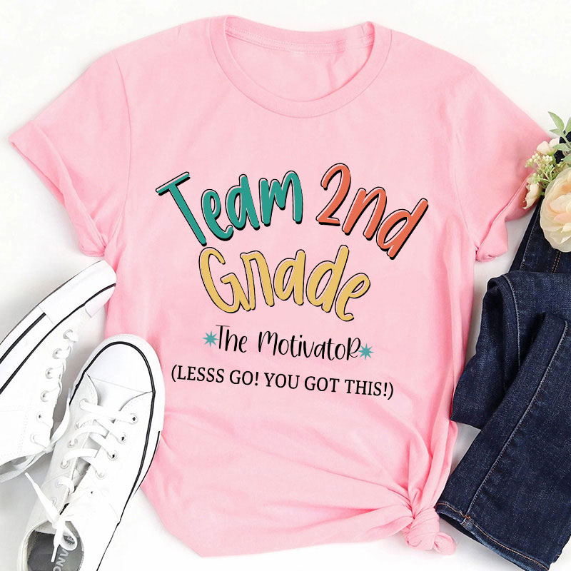 Personalized Grade Funny Note Teacher T-Shirt
