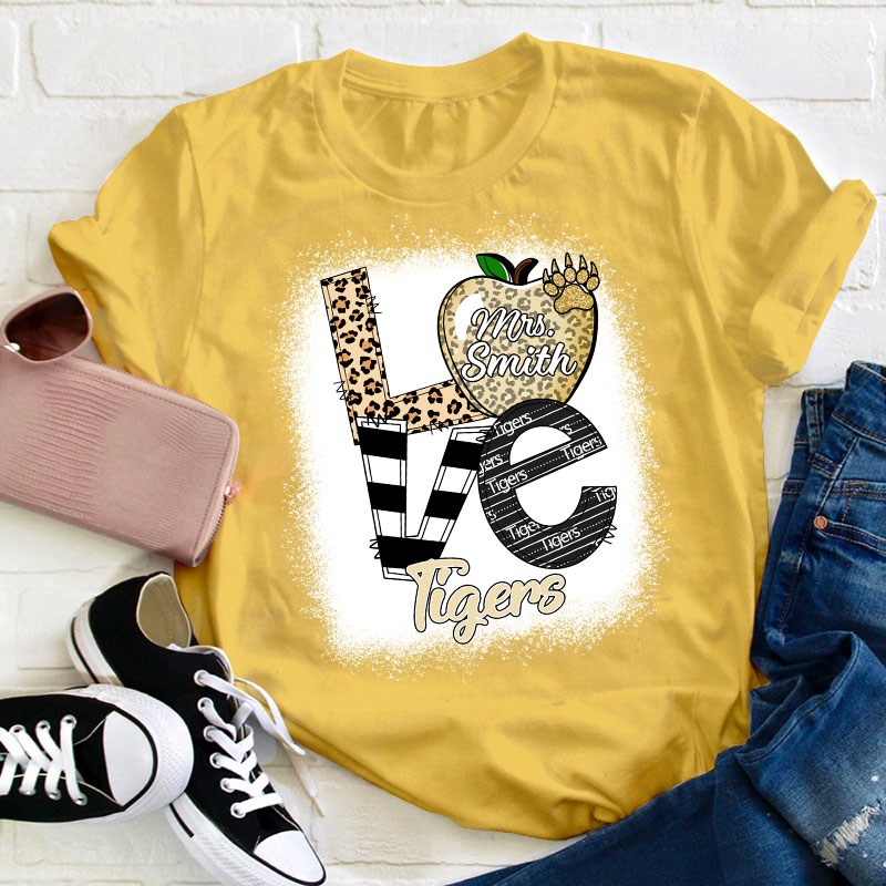 Personalized I Will Always Love Our Team Teacher T-Shirt