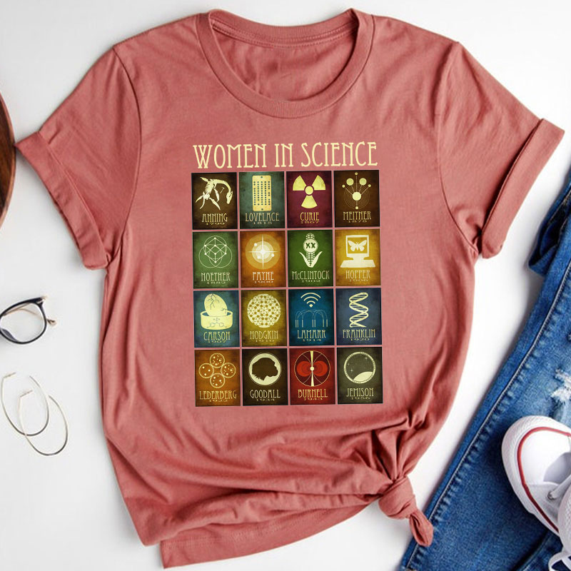 To All The Women In Science Teacher T-Shirt