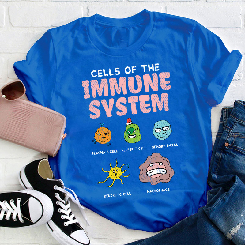 Cells Of The Immune System Teacher T-Shirt