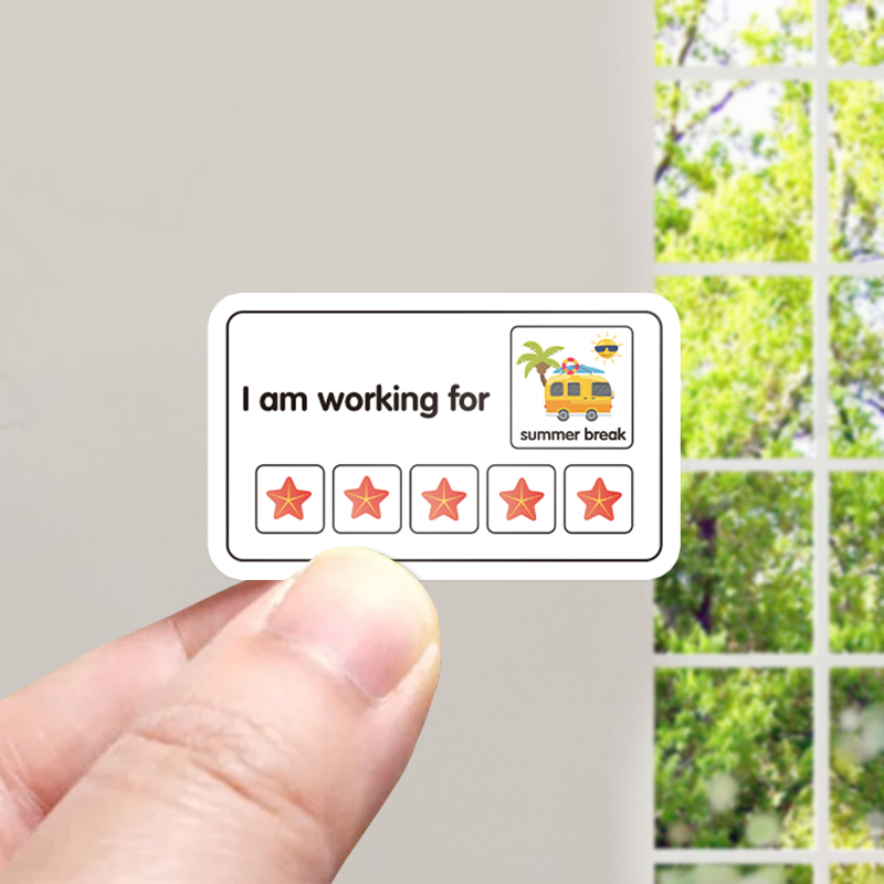 I Am Working For Summer Break Teacher Stickers