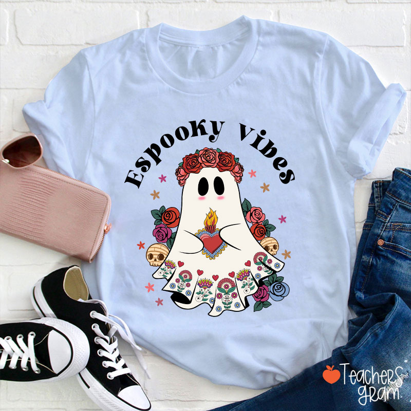 Espooky Vibes Spanish Teacher T-Shirt