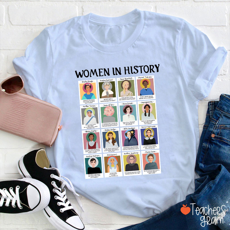 Women In History Teacher T-Shirt