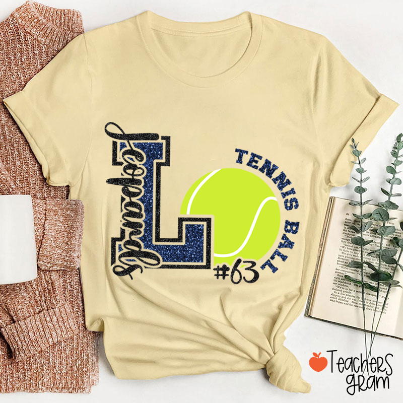 Personalized Text And Sport Game Day Teacher T-Shirt