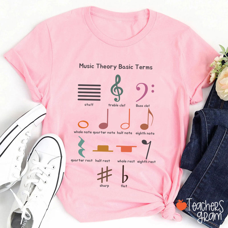 Music Theory Basic Terms Teacher T-Shirt