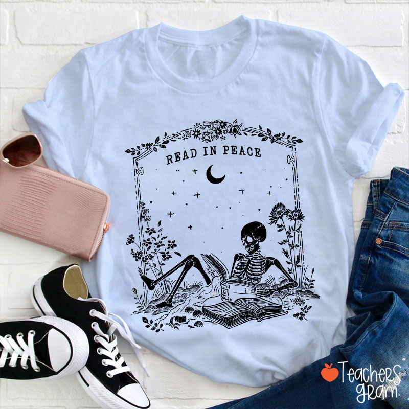Read In Peace Ghost Teacher T-Shirt