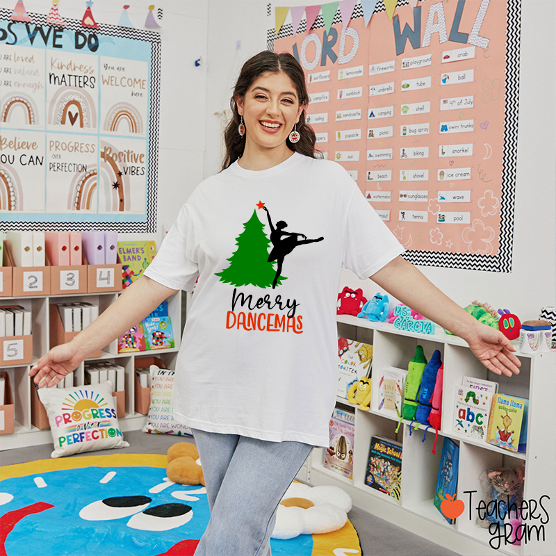 Merry Dancemas Teacher T-Shirt