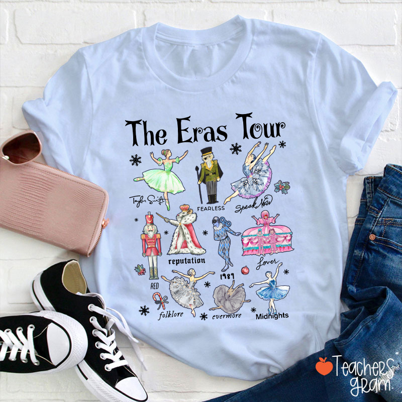 The Eras Tour Christmas Dance Teacher T-Shirt