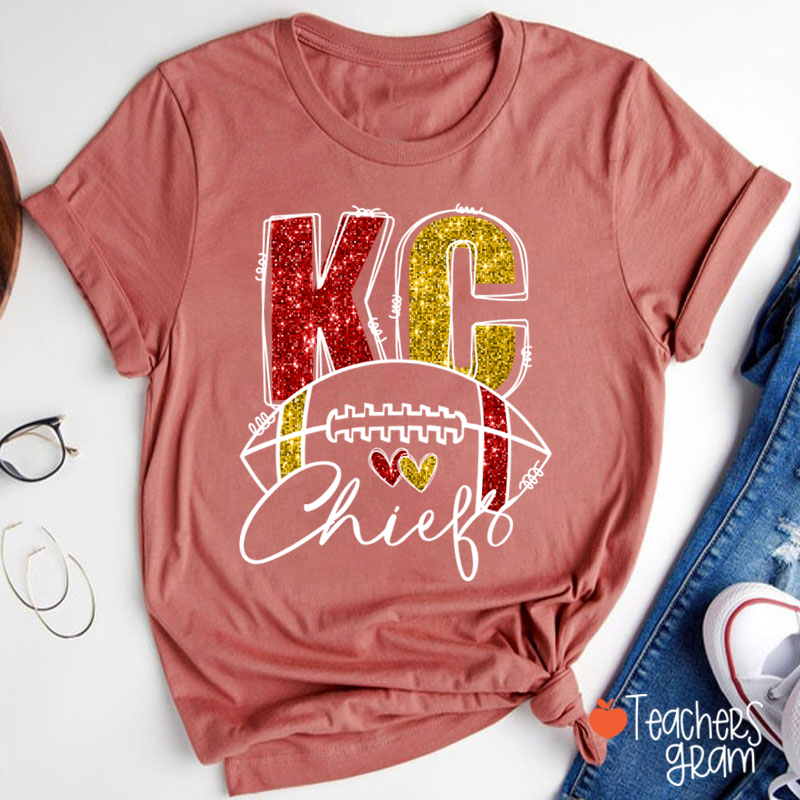 Personalized Team Name Initials And Sport Teacher T-Shirt