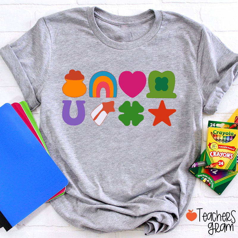 Lucky St Patricks Day Teacher T-Shirt