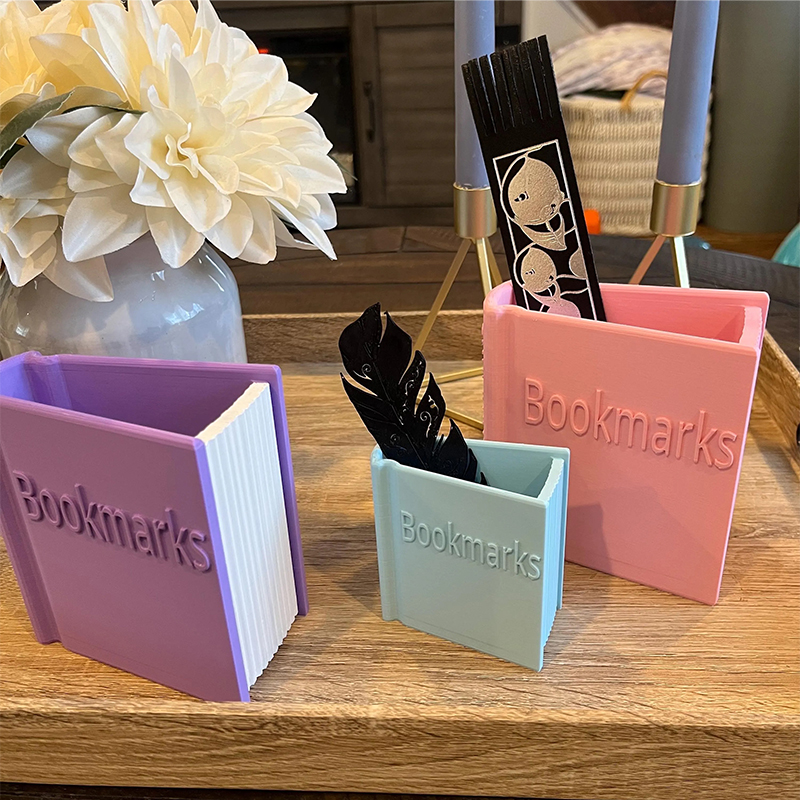 Book Shaped Bookmark Pencil Holder