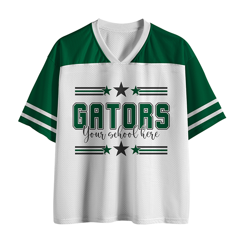 Personalized Star And Stripes Mascot Teacher Mesh Jersey