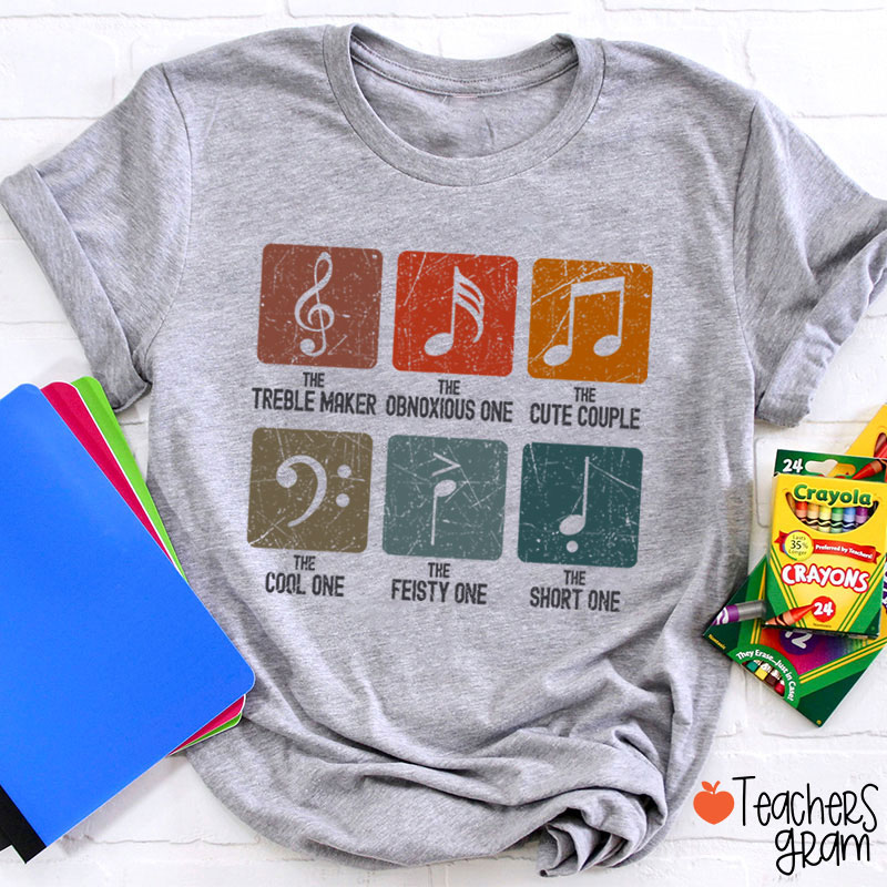 The Treble Maker The Obnoxious One Funny Music Teacher T-Shirt