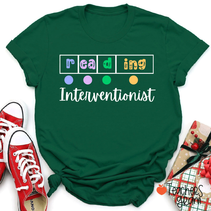 Reading Interventionist Teacher T-Shirt