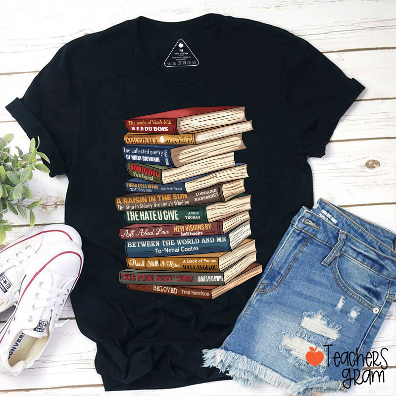 Black History Month Books Teacher T-Shirt