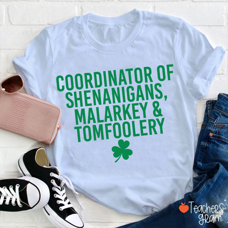 Coordinator Of Shenanigans Teacher T-Shirt