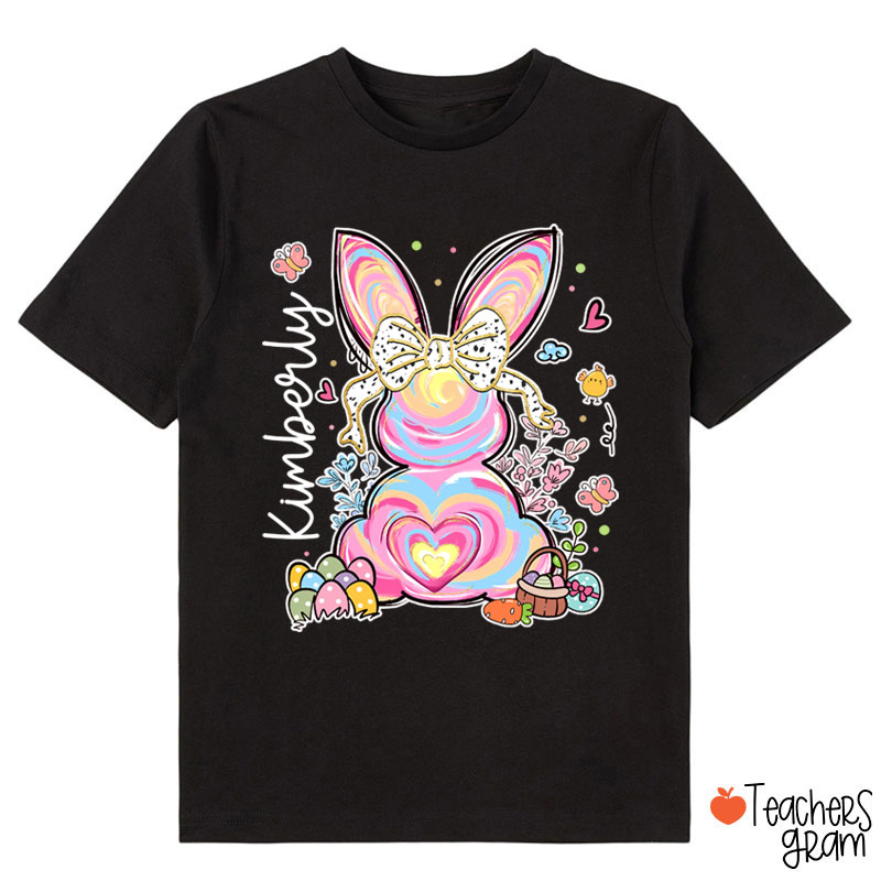 Personalized Little Girls Easter Class T-Shirt