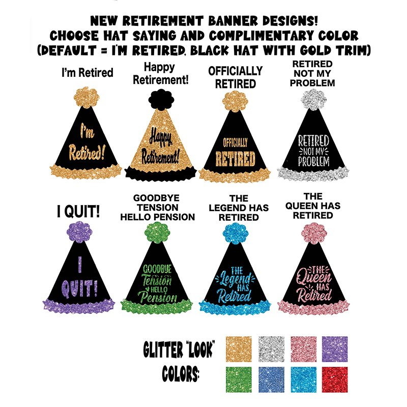 Personalized Face Retirement Teacher Banner