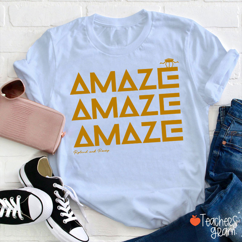 Amaze Funny Space Quote Teacher T-Shirt