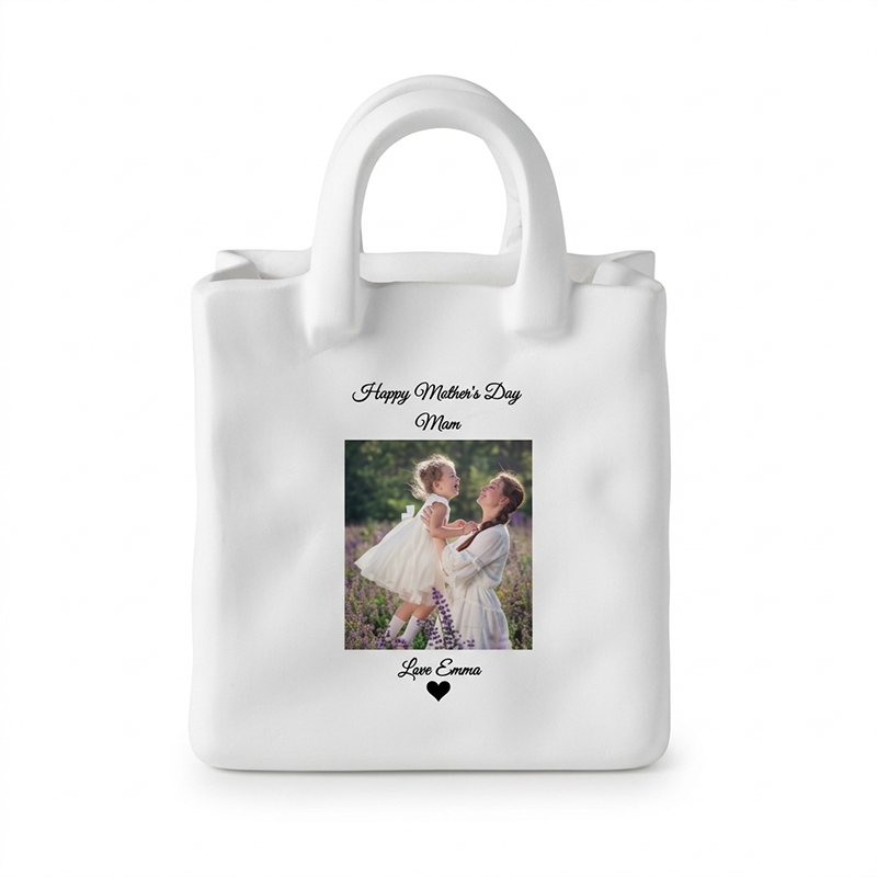 Personalized Photo Handbag Vase