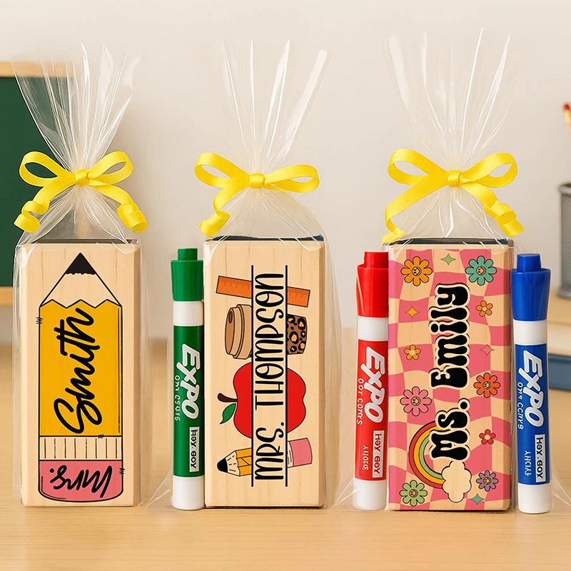 Personalized Name Teacher Whiteboard Eraser