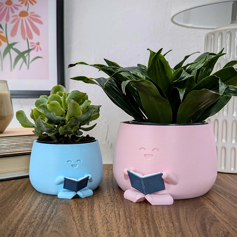 Unique Reading Plant Pot