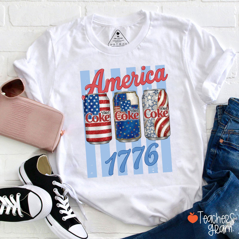 America 1776 Coke Teacher T-Shirt