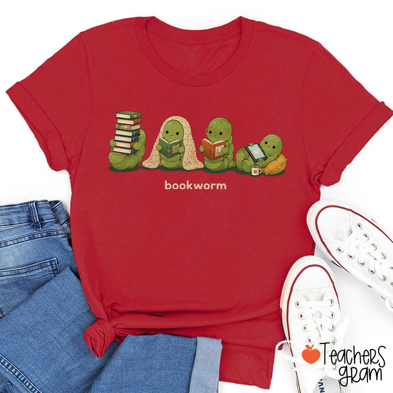 Bookworm Teacher T-Shirt