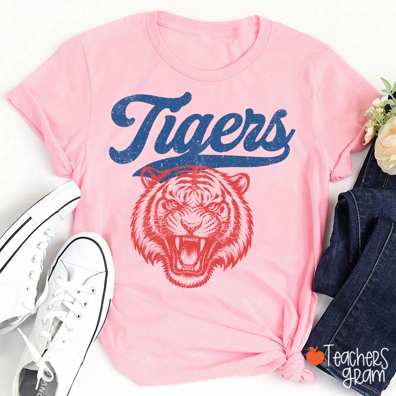 Personalized Mascot Team Name Teacher T-Shirt