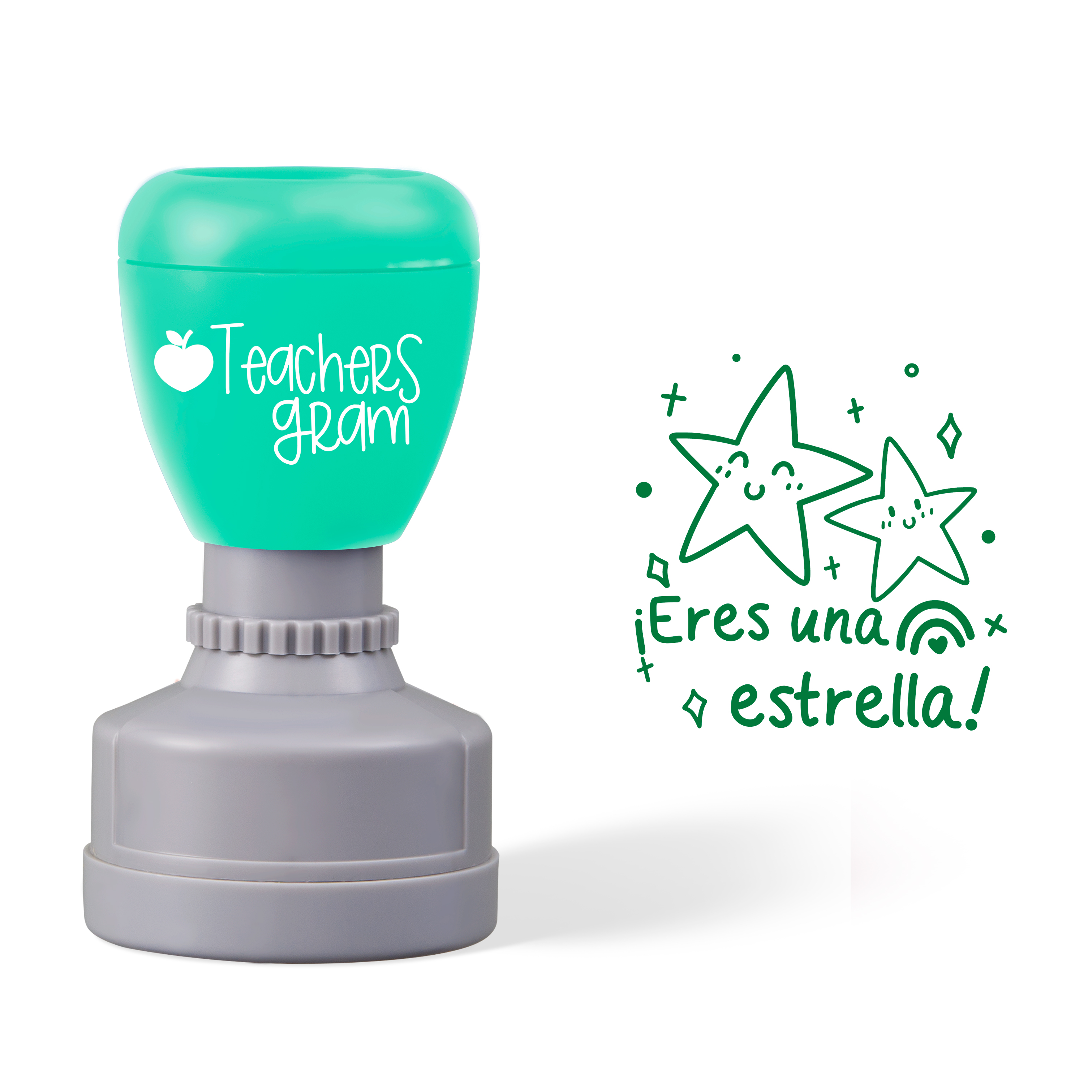 ¡Eres una estrella Spanish Teacher Stamp