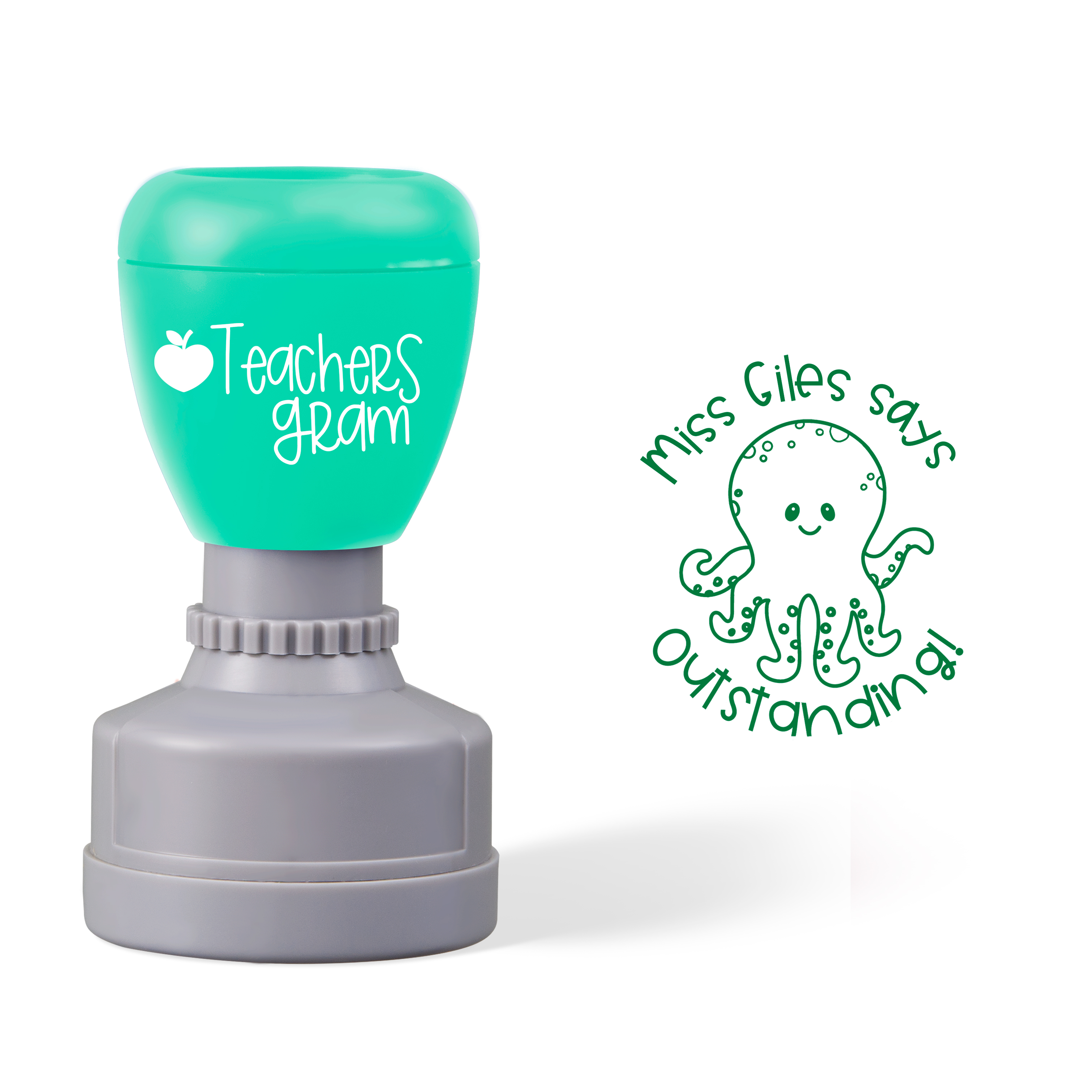 Personalized You Are Outstanding Teacher Stamp