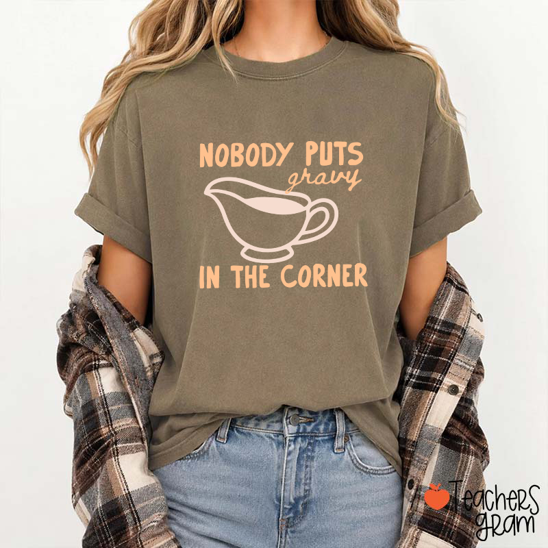 Personalized Thanksgiving Group Teacher T-Shirt