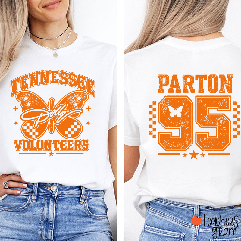  Volunteers Teacher Two Sided T-Shirt