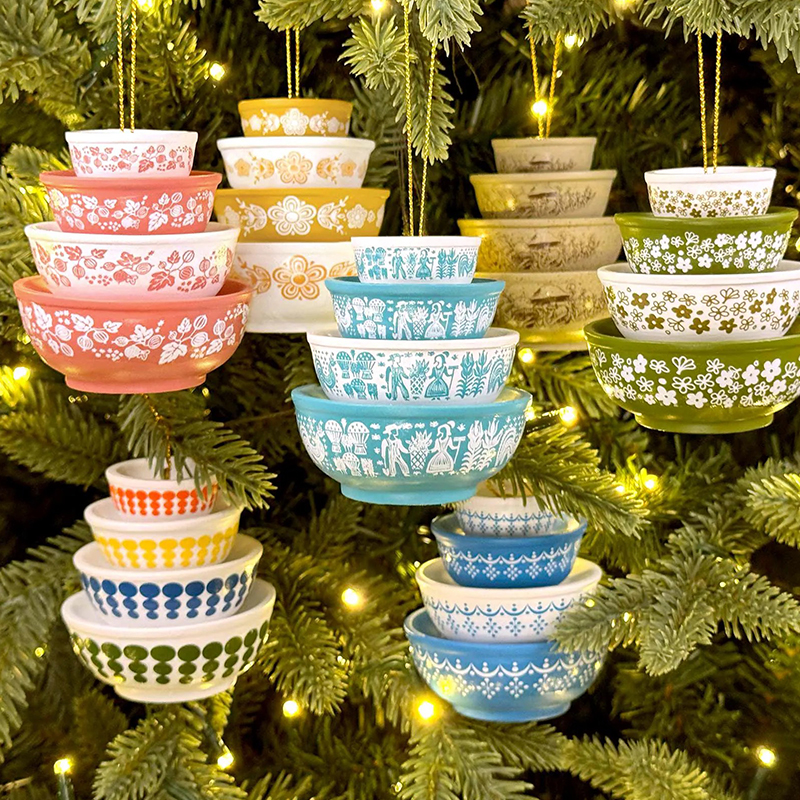 Christmas Bowl Stack Ornament
