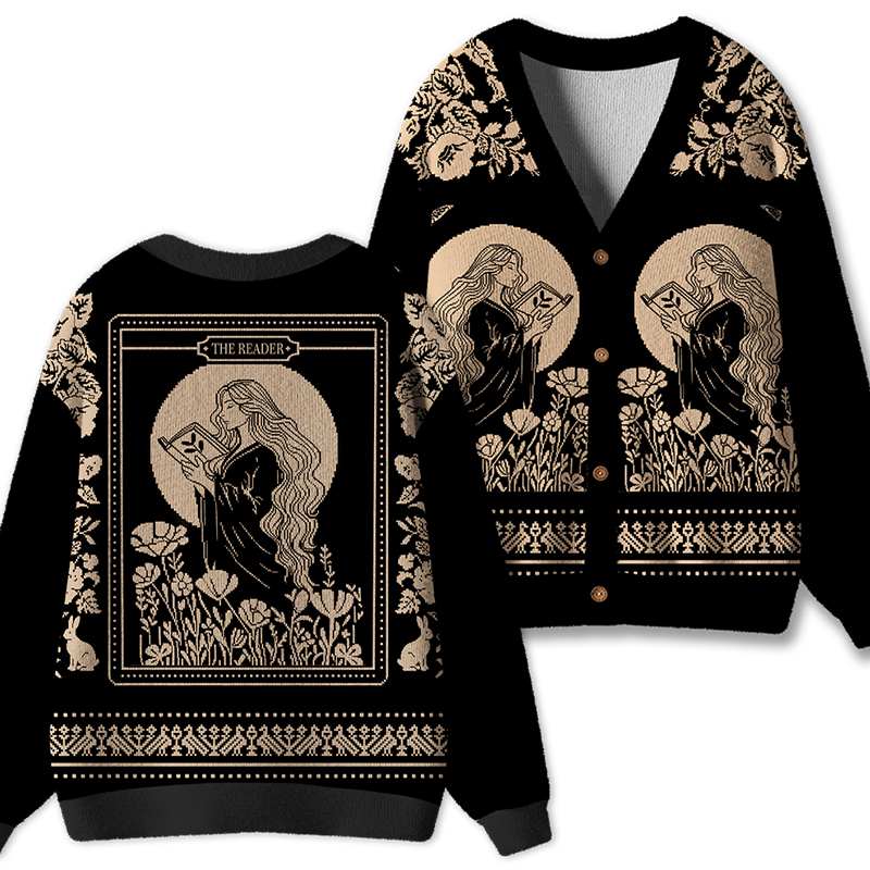 The Reader Teacher Ugly Cardigan Sweaters