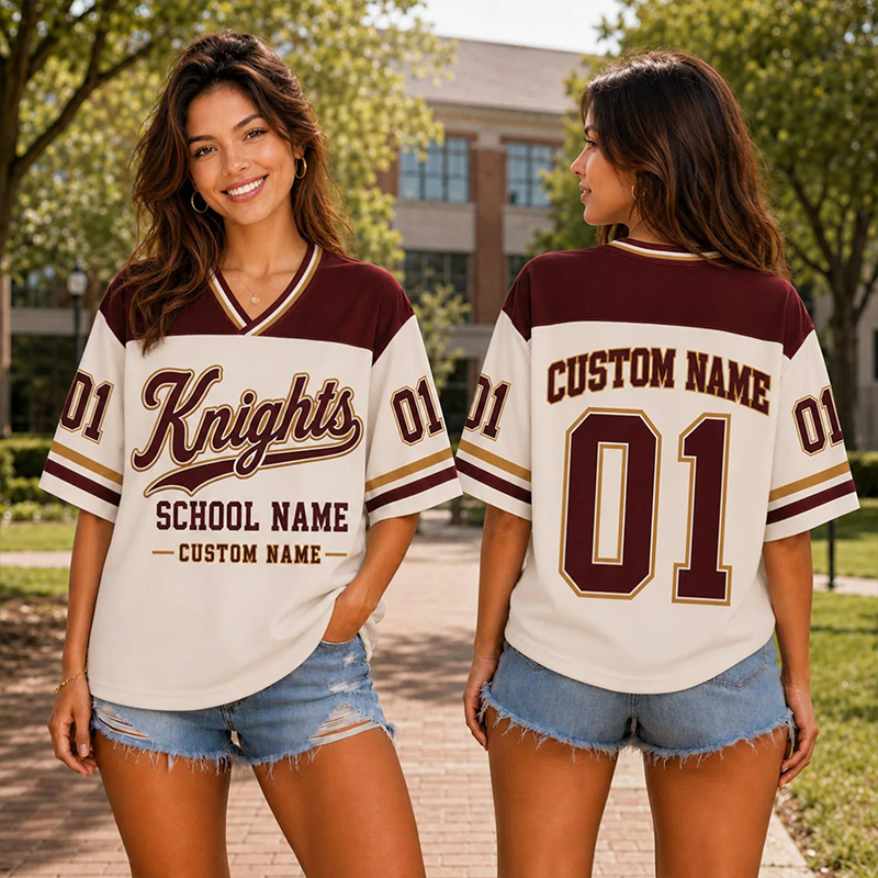 Personalized Mascot Name And Number Teacher Mesh Jersey