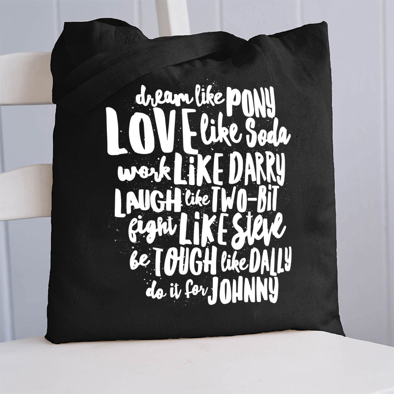 The Outsiders Character Names Teacher Tote Bag