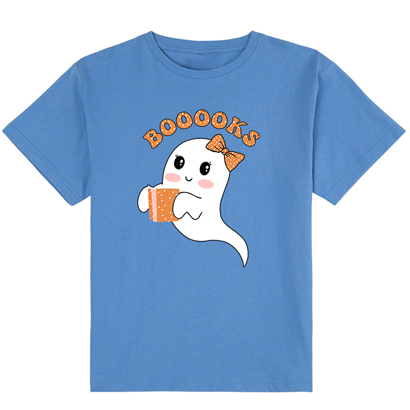 Lovely Ghost Reading Booooks Class T-Shirt