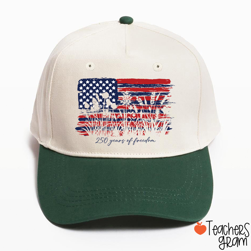 Land Of The Free Home Of The Brave Teacher Baseball Cap