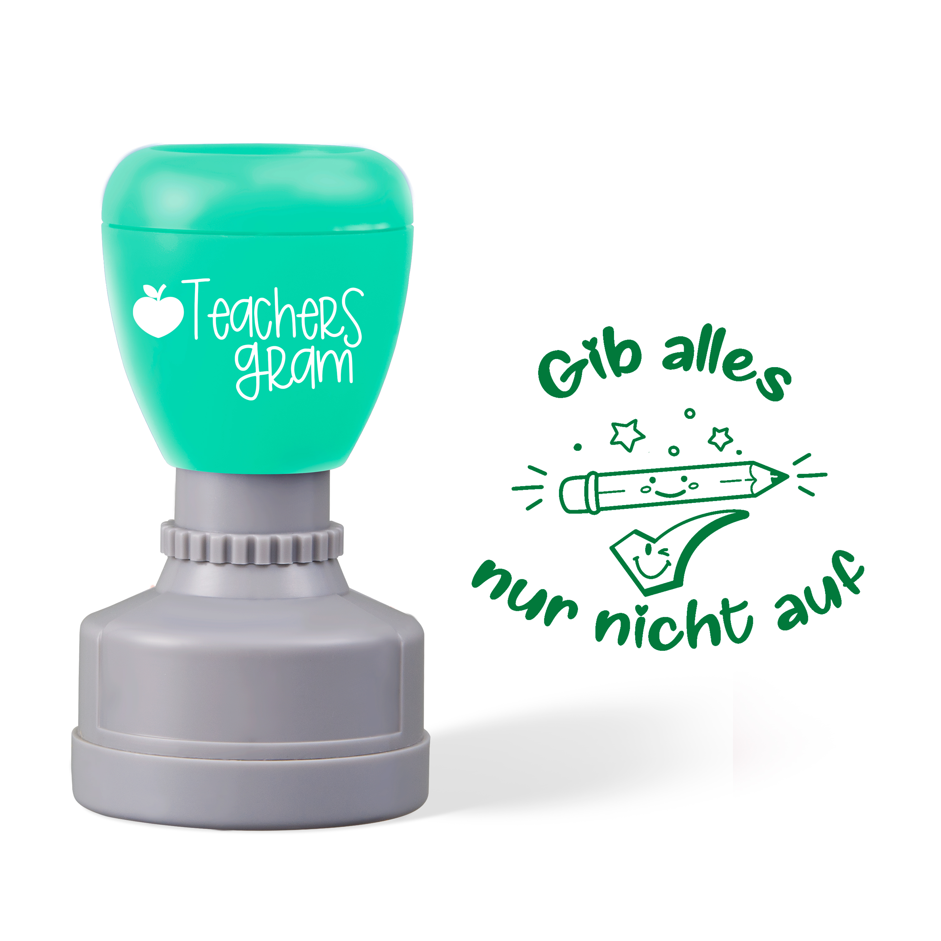 Gib Alles Nur Nicht Auf German Teacher Stamp